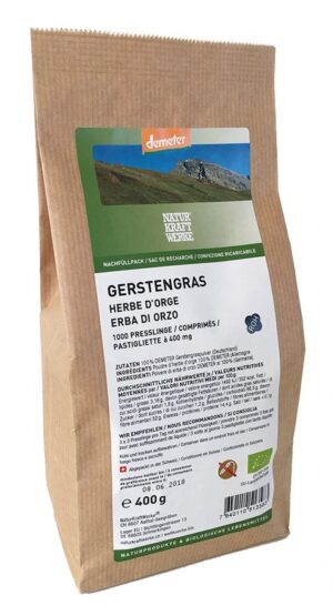 NATURKRAFTWERKE Gerstengras Press Demeter 1000 Stk