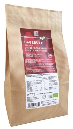 NATURKRAFTWERKE Hagebutte Vegicaps Bio 1170 Stk
