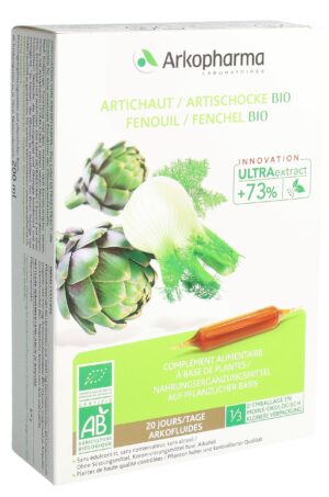 ARKOFLUIDE Artischocke-Fenchel Bio    20 Amp 10 ml
