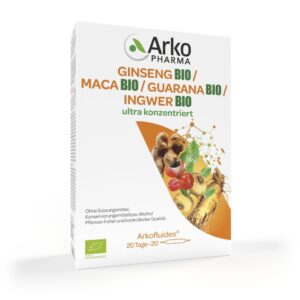 ARKOFLUIDE Gins-Maca-Guar-Ingw Trinkamp Amp 20 Stk