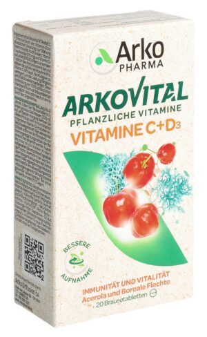 ARKOVITAL Vitamin C + D3 Brausetabl         20 Stk