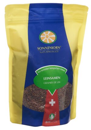 SONNENKORN Leinsamen Bio Knospe              500 g