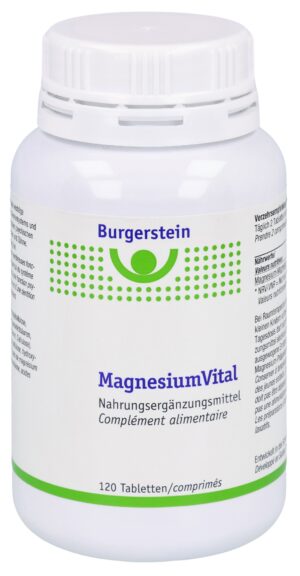 BURGERSTEIN Magnesiumvital Tabl Ds 120 Stk