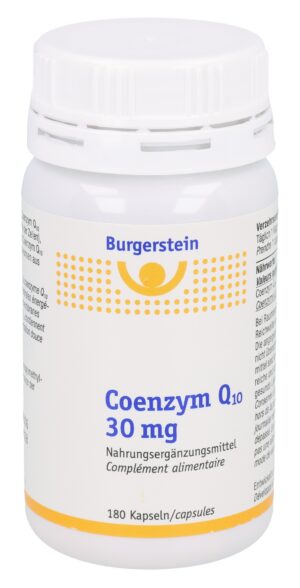 BURGERSTEIN Coenzym Q10 Kaps 30 mg 180 Stk