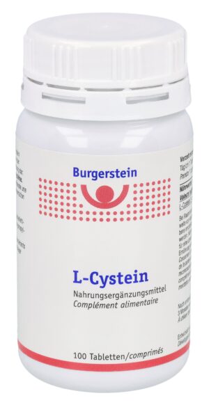 BURGERSTEIN L-Cystein Tabl Ds 100 Stk