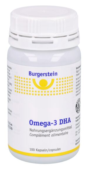 BURGERSTEIN Omega-3 DHA Weichkaps Ds 100 Stk