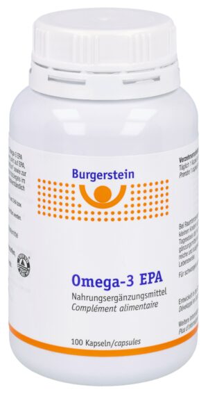 BURGERSTEIN Omega 3-EPA Weichkaps Ds 100 Stk