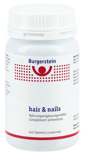 BURGERSTEIN Hair & Nails Tabl 240 Stk