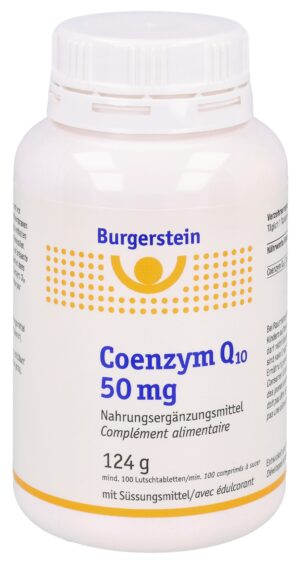 BURGERSTEIN Coenzym Q10 Lutschtabl 50 mgDs 100 Stk