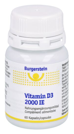 BURGERSTEIN Vitamin D3 Kaps 2000 IE Ds 60 Stk