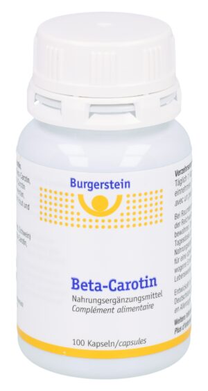 BURGERSTEIN Beta-Carotin Kaps           Ds 100 Stk