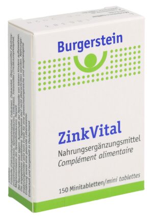 BURGERSTEIN ZinkVital Mini-Tabletten 5 mDs 150 Stk