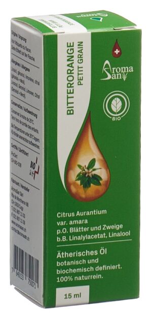 AROMASAN Bitterorange PGB Äth/Öl Schacht Bio 15 ml