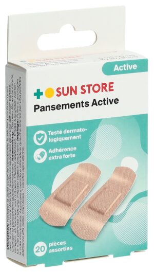 SUN STORE Pflaster Active assortiert        20 Stk