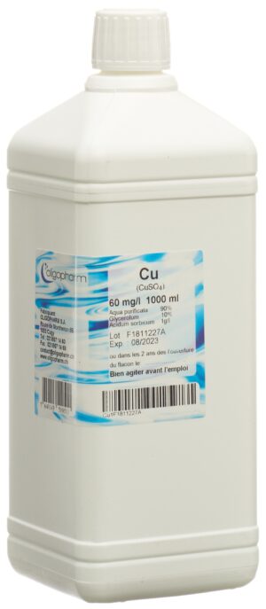 OLIGOPHARM Kupfer Lös 60 mg/l              1000 ml