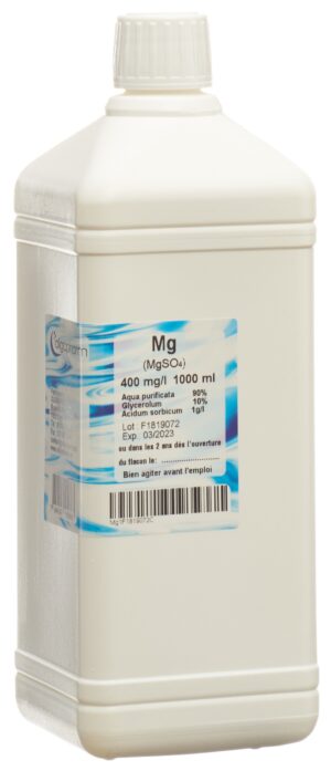 OLIGOPHARM Magnesium Lös 400 mg/l          1000 ml