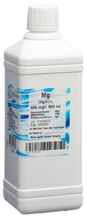 OLIGOPHARM Magnesium Lös 400 mg/l           500 ml