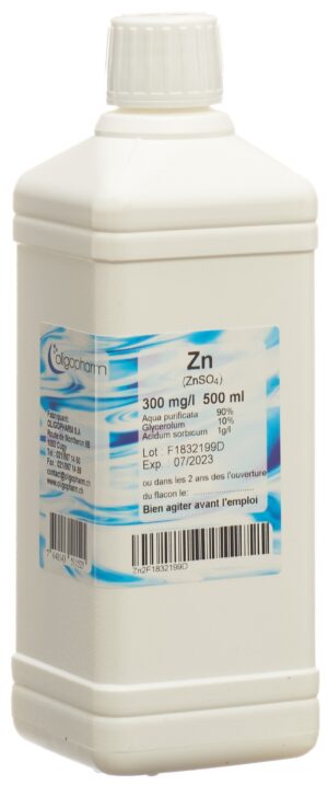 OLIGOPHARM Zink Lös 300 mg/l                500 ml
