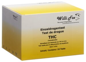 WILLI FOX Drogentest THC einzel Urin        10 Stk