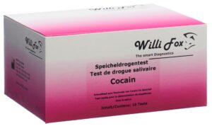 WILLI FOX Drogentest Cocain Speichel 10 Stk