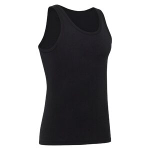 EUSANA Herren Leibchen XL breite Traeger schwarz