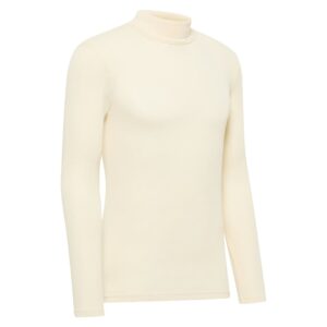 EUSANA Herren Langarmshirt XL Rollkragen ivoire