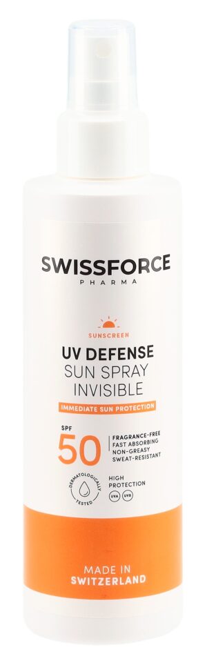 SWISSFORCE Uns Sonnenspr LSF50 veg parfuSpr 200 ml