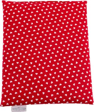HERZZUCKER Traubenkernkissen 26x21cm Herzchen