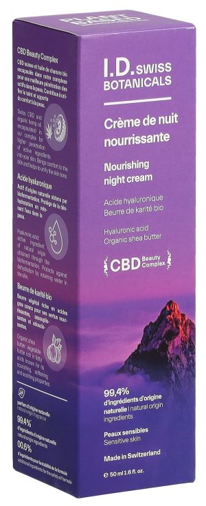 I.D.SWISS BOTANICALS Nachtcreme nährend Tb 50 ml