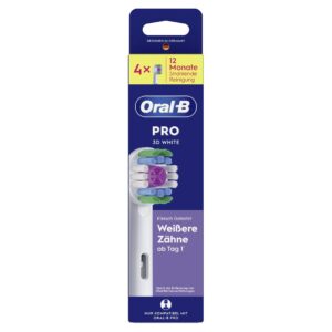 ORAL-B Aufsteckbürsten Pro 3D White 4 Stk