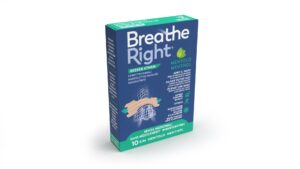 BREATHE RIGHT Nasenpfl MENTHOL S/M TAN Box 10 Stk