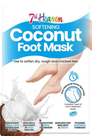 7TH HEAVEN Foot Mask Coconut                1 Paar