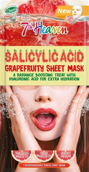 7TH HEAVEN Sheet Mask Beauty Sal Acid Grapefr 18 g