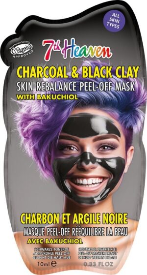 7TH HEAVEN Peel-Off Mask Charcoal&Black Clay 10 ml
