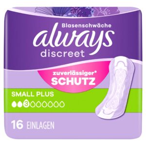 ALWAYS Discreet Inkontinenz Small Plus (n)  16 Stk