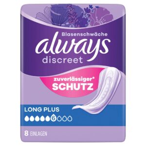 ALWAYS Discreet Inkontinenz Long Plus (n)    8 Stk