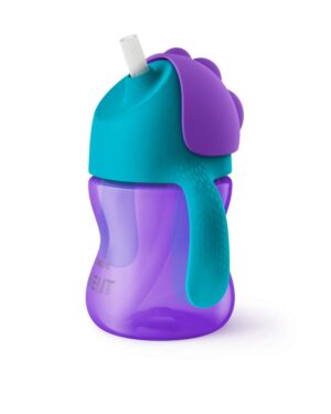 PHILIPS AVENT Strohhalm-Becher 200ml Girl lila