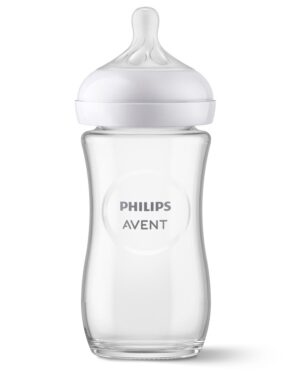 PHILIPS AVENT Nat Resp Babyfl Glas 240ml 1M+