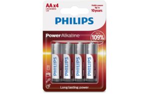 PHILIPS Batterien Power Alkaline AA/LR6Blist 4 Stk