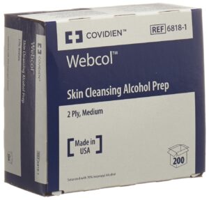WEBCOL Alkoholtupfer 3.3x3.1cm steril      200 Stk