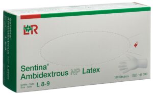 SENTINA Handschuhe L Latex 100 Stk